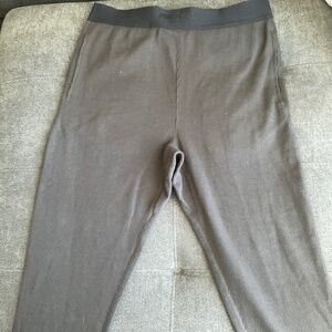 EUC Fear of God Essentials Gray Thermal Pants Medium